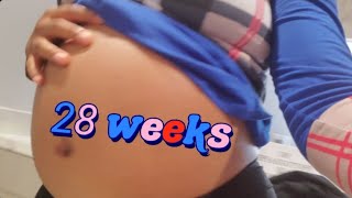 28 Weeks Pregnancy Update  Low Lying Placenta Moving Upwards  When Does the Third Trimester start [upl. by Marozas]