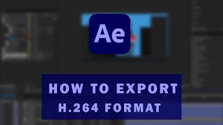 How to export H264 mp4 in After Effects CC 2020  aftereffects aftereffectscc [upl. by Nnylhsa]