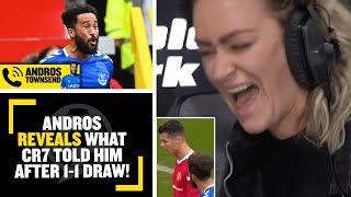 Andros Townsend reveals WHY he copied Ronaldos SIU celebration amp WHAT CR7 told him after the draw [upl. by Ahsehat54]