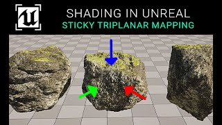 Unreal Engine 53  Sticky Triplanar ProjectionMapping [upl. by Ydur]