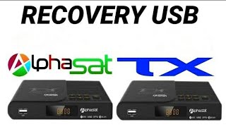 Recovery Via Usb Alphasat TX [upl. by Kelwin]