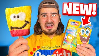 Opening The NEW SpongeBob Popsicles THEY CHANGED THEM [upl. by Magen676]