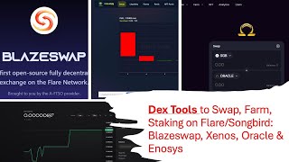 Flare Network SWAP amp SHOP aka Dex Tools on Songbird amp Flare [upl. by Jehius194]