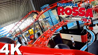 Formula Rossa Junior OnRide 4K POV  Ferrari World Abu Dhabi [upl. by Birmingham]