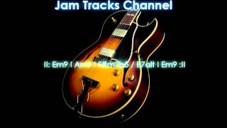 Smooth Jazz Guitar Backing Track Em [upl. by Annala761]