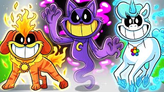 SMILING CRITTERS But Theyre ELEMENTALS Poppy Playtime Animation [upl. by Ettezzus]