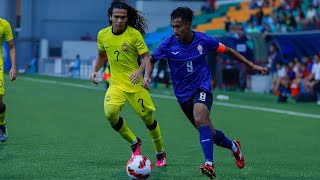 Highlight Cambodia U22 24 Malaysia U22  Merlion Cup 2023 [upl. by Yslehc]