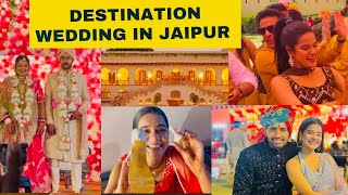 Destination wedding at Jaipur  wedding season  wedding outfit ideas wedding destinationwedding [upl. by Waxman92]