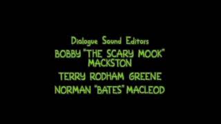 The Simpsons Treehouse Of Horror IX End Credits [upl. by Bria356]