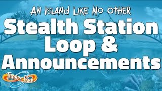 Thorpe Park  Stealth Station Loop amp Announcements [upl. by Irena913]