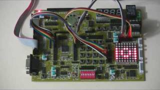 厦门依诺威电子 LED点阵屏控制原理演示 Dot matrix LED display control principle and demo [upl. by Morty175]