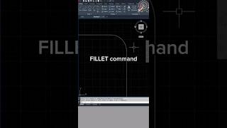 AutoCAD  How to use Fillet command in autocad tutorial autocadtutorials autocad [upl. by Tabbatha]