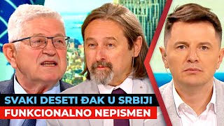 Svaki deseti đak u Srbiji funkcionalno nepismen  Branislav Ranđelović i Vojislav Andrić  URANAK1 [upl. by Euhc361]