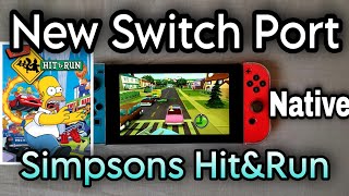 New Nintendo Switch Port  Simpsons Hit and Run [upl. by Langdon]