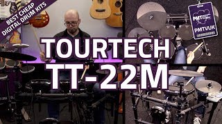 TOURTECH TT22M Mesh Head Electronic Drum Kit  Overview amp Demo [upl. by Attinahs27]