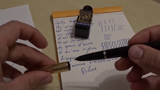 Parker 51 Aerometric  Diamine Presidential Blue [upl. by Nosmoht992]