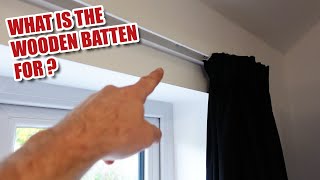 How to fit curtain tracks amp rails Do you need a wooden batten [upl. by Wilkens237]