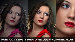 portrait beauty retouching work flow [upl. by Magan]