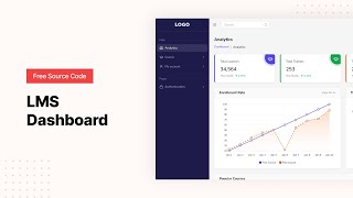 LMS Dashboard  React JS [upl. by Enitsud]