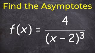 Find the vertical and horizontal asymptotes [upl. by Soneson]