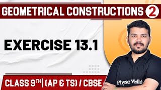 GEOMETRICAL CONSTRUCTIONS 02  Exercise 131  Maths  Class 9th CBSE AP amp TS [upl. by Lah]