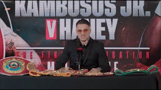 George Kambosos Jr vs Devin Haney Presser Highlights [upl. by Shirleen]