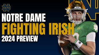 Notre Dame Fighting Irish 2024 Preview  Full Depth Chart and Schedule Breakdowns [upl. by Paola]