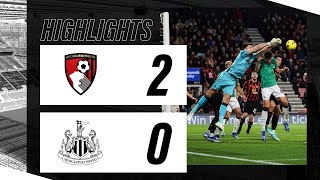 AFC Bournemouth 2 Newcastle United 0  Premier League Highlights [upl. by Alleyn700]