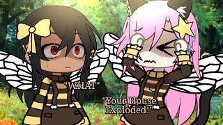 🍯Bees Communicate By Dancing🐝 Meme  Aphmau  Gacha Club Trend [upl. by Aciretehs136]