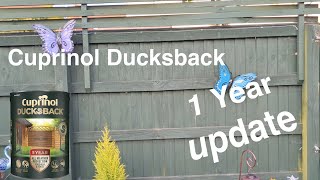 cuprinol Ducksback Review 1 year update [upl. by Kendry]