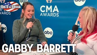 Talking With Gabby Barrett At The 57th Annual CMA Awards [upl. by Ainav]