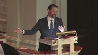 Full speech Jason Carter delivers eulogy at Former First Lady Rosalynn Carters memorial service [upl. by Kirad630]