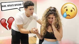 Randomly CRYING Prank On Boyfriend  CUTE REACTION [upl. by Melvin158]