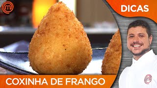 COXINHA com Raul Lemos  DICAS MASTERCHEF [upl. by Lupee]