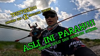 DAIDO EMPEROR GEN 3 INI TERASA BEDA TESTFIELD EMPEROR GEN 3 X PREDATOR FINESSE 150SW [upl. by Yale]