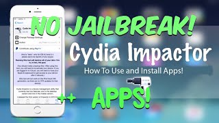 How To Install Tweaked Apps With Cydia Impactor For iOS 13121110  No Jailbreak [upl. by Tolkan]