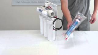 How to Insert and Assemble Reverse Osmosis Filter and Membrane  APEC Water Installation Part 2 [upl. by Timoteo962]