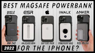 BEST iPhone MagSafe Powerbank in 2022  The Top Alternatives vs Apple Battery Pack [upl. by Ttennaj130]