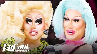 The Pit Stop S13 E11  Trixie Mattel amp BenDeLaCreme Pop Off  RuPauls Drag Race [upl. by Joris692]