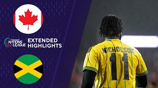 Canada vs Jamaica Extended Highlights  CONCACAF Nations League  CBS Sports Golazo [upl. by Tiphani]