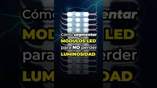 Cómo instalar MÓDULOS LED para no perder LUMINOSIDAD luzled led transformador rotulos [upl. by Eetnahc]