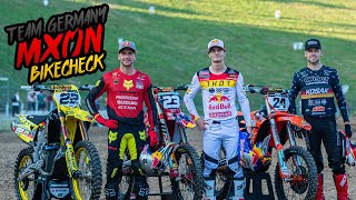 MXoN Ernée 2023 Team Germany Bikes amp Gear  Ken Roczen Simon Längenfelder und Tom Koch [upl. by Tasia604]