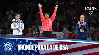 Helen Maroulis de USA alcanza bronce en lucha  Juegos Olímpicos París 2024  Telemundo Deportes [upl. by Nayve]