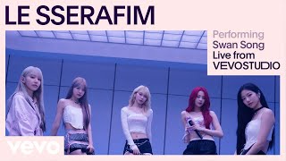 LE SSERAFIM  Swan Song Live Performance  Vevo [upl. by Odiug149]