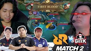 BANANA MENGGILA  ITEM BARU FLASK OF OASIS PERUBAH GAME  RRQ VS GEEK MATCH 2  MPL S12 [upl. by Seve]