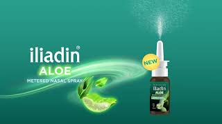 NEW iliadin® Aloe Metered Nasal Spray with Added Aloe Vera [upl. by Nemzzaj955]