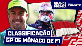 🔴F1 MÔNACO CLASSIFICAÇÃO ACOMPANHE TUDO NO GRANDE PRÊMIO [upl. by Hserus]