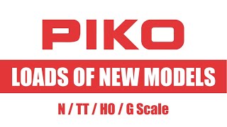 LOADS OF NEW MODEL RAILWAY MODELS from PIKO  NEW Releases 2024 [upl. by Eldnar]