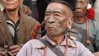 Headhunters of Nagaland India  Konyak Tribe Celebrating Aoling Festival  VANISHING TRIBES [upl. by Deacon133]