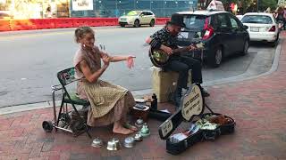 Abby the Spoon Lady in Asheville NC [upl. by Nnaylloh]